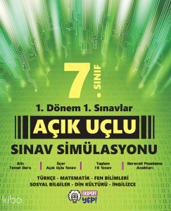 1. Dönem 1. Sınavlar Açık Uçlu Sınav Simülasyonu 7. Sınıf