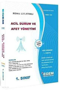 1.Sınıf 2.Yarıyıl Acil Durum ve Afet Yönetimi Konu Anlatımı