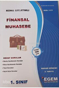 1. Sınıf 2. Yarıyıl Finansal Muhasebe Bahar Dönemi