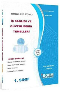 1. Sınıf İş Sağlığı Ve Güvenliğinin Temelleri Güz Dönemi