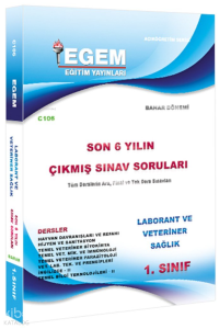 1. Sınıf Laborant Ve Veteriner Sağlık Çıkmış Sınav Soruları