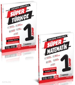 1.Sınıf Süper 2'Li Set (Süper Türkçe+Süper Matematik)