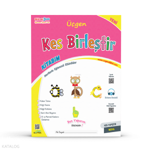 1. Sınıf Üçgen Okuma Yazma Seti - Kes Birleştir Etkinlik Kitabım - 2024