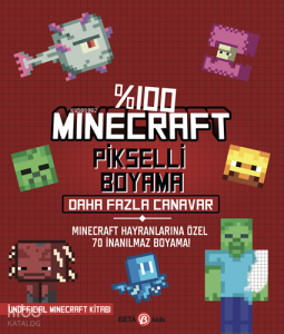 %100 Minecraft Pikselli Boyama - Daha Fazla Canavar