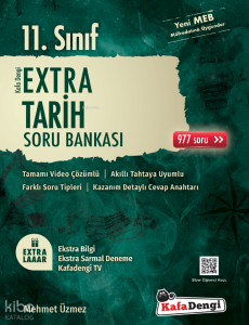 11.Sınıf Extra Tarih Soru Bankası - KE (Tümü Video Çözümlü)