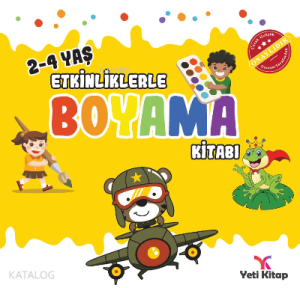 2-4 Yaş Etkinliklerle Boyama Kitabı 2