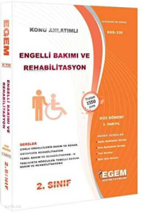 2. Sınıf 3. Yarıyıl Engelli Bakımı ve Rehabilitasyon Konu Anlatımlı Soru BankasI