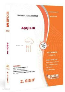 2. Sınıf Aşçılık Güz Dönemi 3. Yarıyıl Tüm Dersler Konu Anlatımlı Soru Bankası