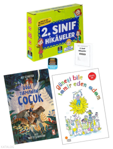 2. Sınıf Hikayeler Okuma Seti, 10 Kitap - Göğe Tırmanan Çocuk - Güneşi Bile Tamir Eden Adam (13 Kitap Set)