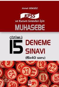 2017 KPSS Muhasebe Çözümlü 15 Deneme Sınavı