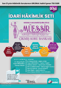 2021 Müessir Çıkmış Soru Bankası İdari Hakimlik Seti