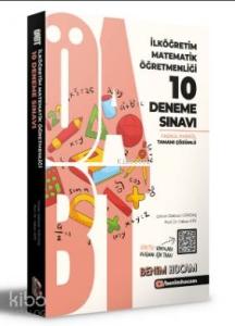 2021 ÖABT İlköğretim Matematik Öğretmenliği Tamamı Çözümlü 10 Fasikül Deneme Sınavı