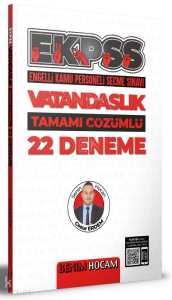 2022 EKPSS Vatandaşlık Tamamı Çözümlü 22 Deneme
