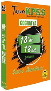 2022 KPSS Coğrafya 18 de 18 Net Soru Bankası Tasarı Eğitim Yayınları