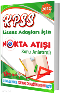 2022 KPSS Lisans Nokta Atışı Konu Kitabı