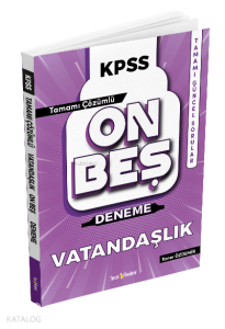 2022 KPSS Vatandaşlık Tamamı Çözümlü 15 Deneme