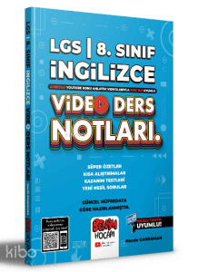 2022 LGS 8.Sınıf İngilizce Video Ders Notları (Konu Anlatımı)