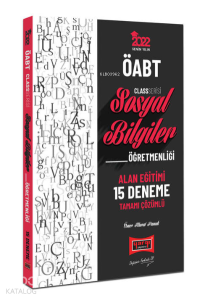 2022 ÖABT Class Sosyal Bilgiler Öğretmenliği Alan Eğitimi 15 Deneme Sınavı
