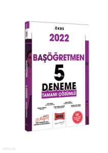 2022 ÖKBS Başöğretmen Tamamı Çözümlü 5 Deneme Sınavı