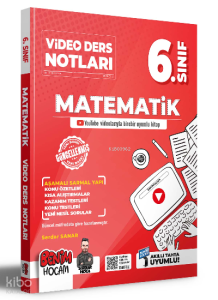 2023 6.sınıf Matematik Video Ders Notları (Konu Anlatımı)
