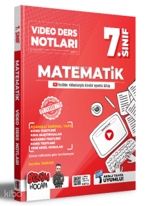 2023 7.sınıf Matematik Video Ders Notları (Konu Anlatımı)