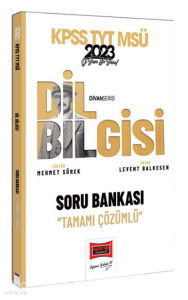 2023 KPSS Divan-ı Dil Bilgisi Tamamı Çözümlü Soru Bankası