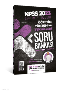 2023 KPSS Eğitim Bilimleri Ölçme ve Değerlendirme Tamamı Çözümlü 12 Deneme