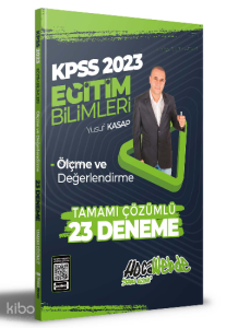 2023 KPSS Eğitim Bilimleri Ölçme ve Değerlendirme Tamamı Çözümlü 23 Deneme