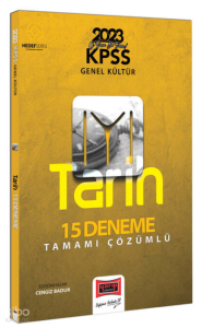 2023 KPSS Genel Kültür Hedef IYI Serisi Tarih Tamamı Çözümlü 15 Deneme