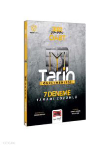 2023 KPSS ÖABT Tarih Öğretmenliği Hedef Serisi IYI Tamamı Çözümlü 7 Deneme Sınavı