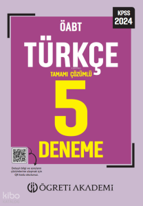 2023 KPSS ÖABT Türkçe 5 Deneme