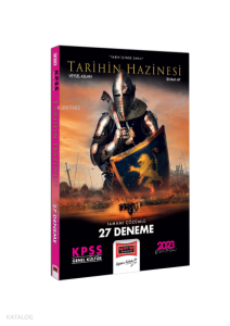 2023 KPSS Tarihin Hazinesi Tamamı Çözümlü 27 Deneme