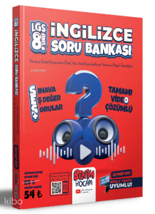 2023 LGS 8.Sınıf İngilizce SES Tamamı Video Çözümlü Soru Bankası