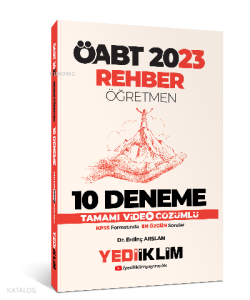 2023 ÖABT Rehber Öğretmen Tamamı Video Çözümlü 10 Deneme