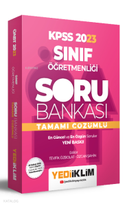 2023 ÖABT Sınıf Öğretmenliği Tamamı Çözümlü Soru Bankası