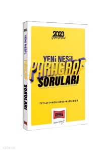 2023 TYT AYT MSÜ KPSS ALES DGS Yeni Nesil Paragraf Soruları