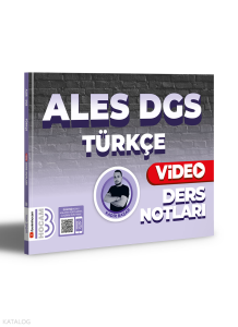 2024 ALES DGS Türkçe Video Ders Notları