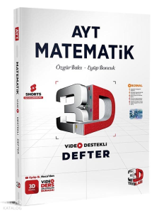 2024 AYT 3D Matematik Video Destekli Defter