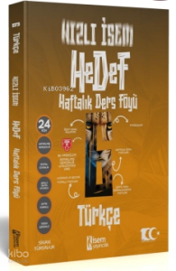 2024 Hızlı İsem Hedef 6.Sınıf Türkçe Haftalık Ders Föyü