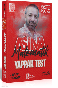 2024 İsem KPSS Aşina Matematik Çek -Kopart Yaprak Test
