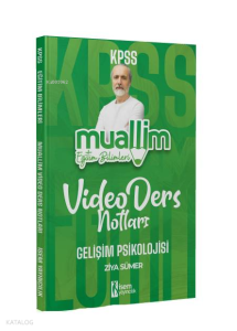 2024 İsem KPSS Muallim Eğitim Bilimleri Gelişim Psikolojisi Video Ders Notları