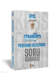 2024 İsem KPSS Muallim Eğitim Bilimleri Program Geliştirme Soru Bankası