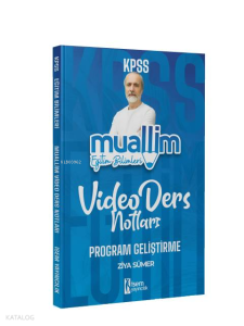 2024 İsem KPSS Muallim Eğitim Bilimleri Program Geliştirme Video Ders Notları