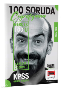 2024 KPSS 5Yüz 100 Soruda Tamamı Çözümlü Coğrafyanın Gerçek 100'ü