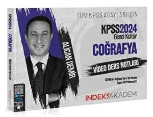 2024 KPSS Coğrafya Video Ders Notları