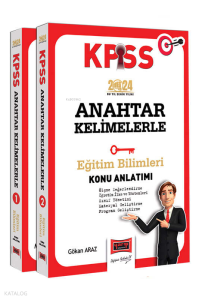 2024 KPSS Eğitim Bilimleri Anahtar Kelimelerle Konu Anlatımı (2 Kitap)