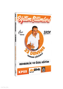 2024 KPSS Eğitim Bilimleri Rehberlik ve Özel Eğitim Tamamı Çözümlü 23 Deneme