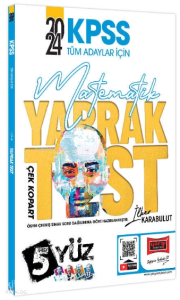 2024 KPSS Tüm Adaylar İçin 5Yüz Matematik Çek Kopart Yaprak Test