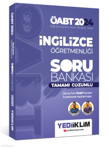 2024 ÖABT İngilizce Öğretmenliği Tamamı Çözümlü Soru Bankası