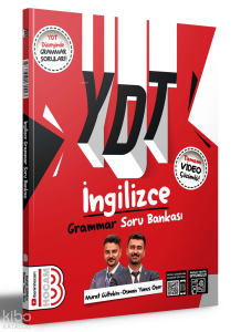 2024 YDT İngilizce Grammar Soru Bankası Benim Hocam Yayınları